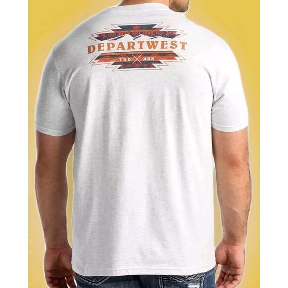 Buckle x Departwest Mens Size 2XL Gray Logo Casual Basic Tee T-Shirt NWT A113 - Picture 1 of 5